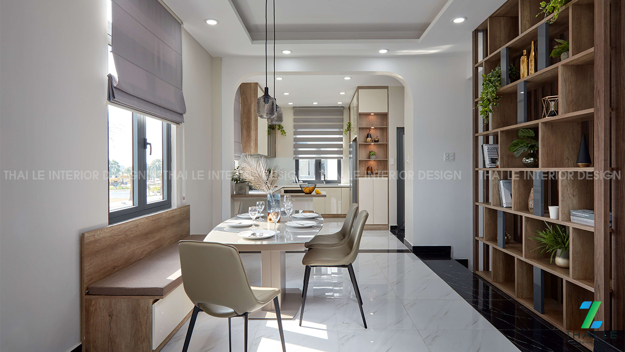 Thi công nội thất nhà phố The Sol City Long An - 300m2